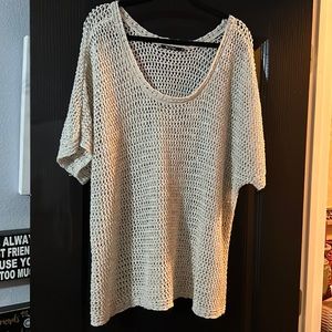 Womens size 3x lightweight sweater Nie Zoe nwot